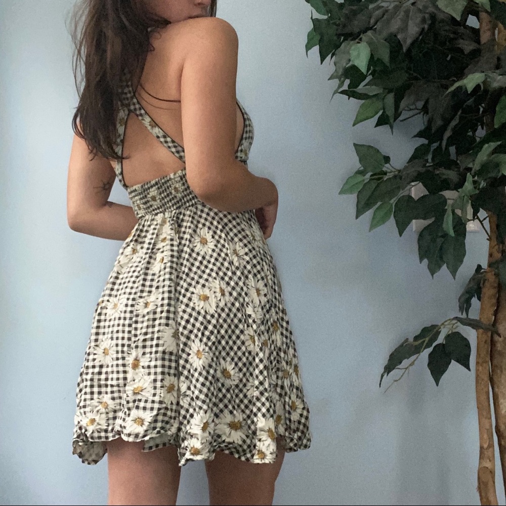 SOLD Urban Outfitters COOPERATIVE sunflower dress